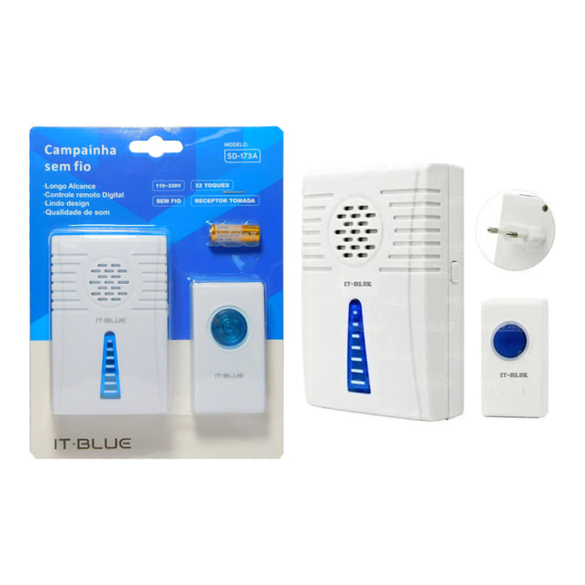 Campainha Sem Fio It-Blue SD-173A