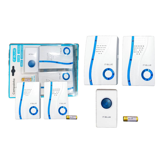 Campainha Sem Fio It-Blue SD-177A com 2 Receptores