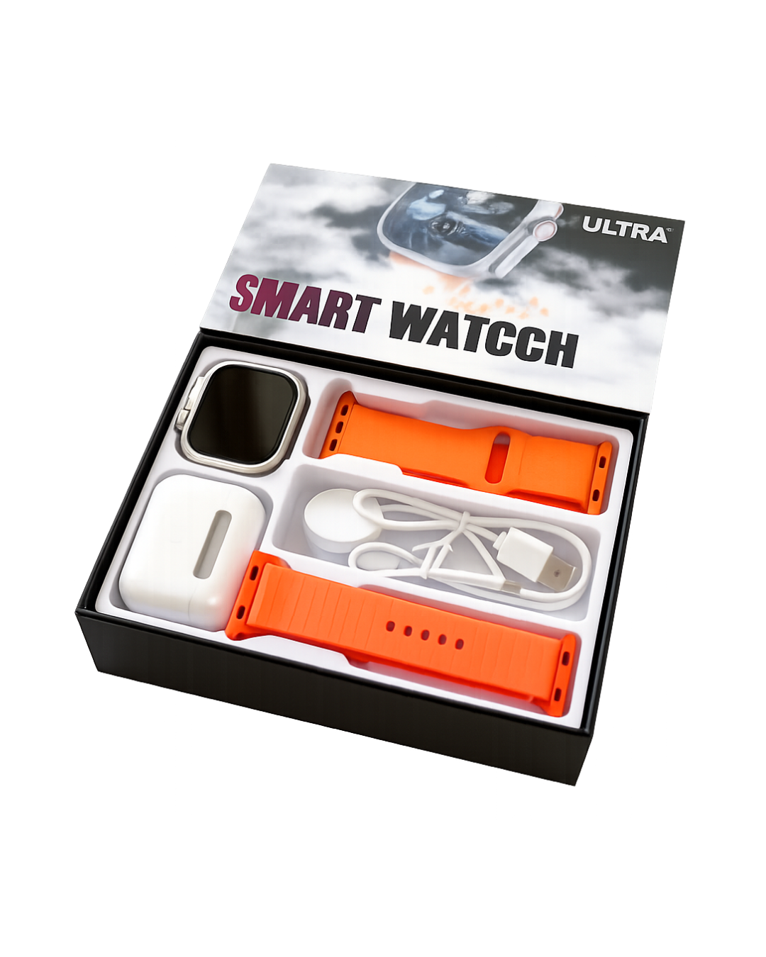 Relógio - Ultra9 3+1  (Kit 3 Pulseiras + Fone Bluetooth)