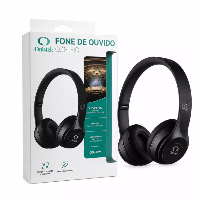Headphone Onistek com Fio P2 ON-429